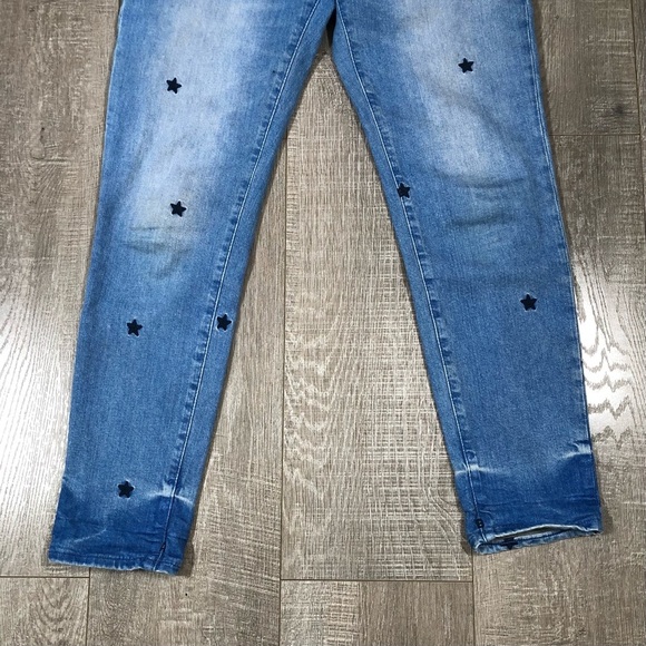 Scotch & Soda Women’s Star Print Embroidered petite Ami Slim Boyfriend Jeans Siz - Picture 15 of 16